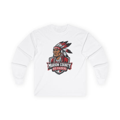 Adult Long Sleeve Tee \ Marion County Red Raiders \ MC2