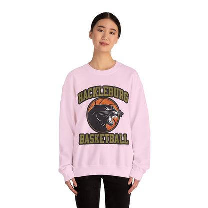 Adult Crewneck Sweatshirt \ Hackleburg Panther Basketball \ HPBK1