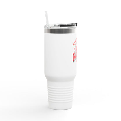 40oz Insulated Tumbler \ Marion County Red Raiders Band \ MCB2