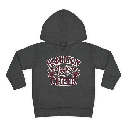 Toddler Hoodie Sweatshirt \ Hamilton Aggies Cheer \ Style HAC2