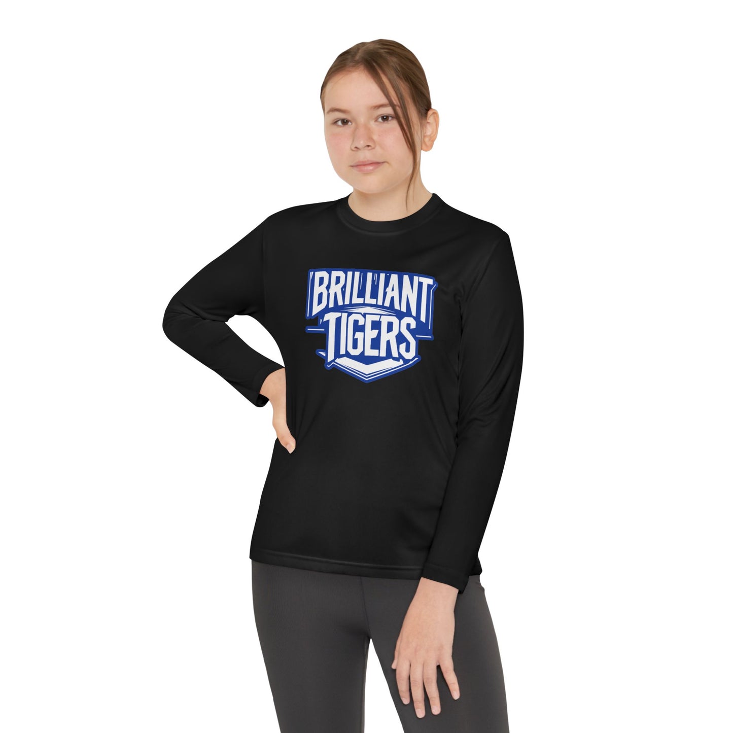 Youth Long Sleeve Tee \ Brilliant Tigers \ BT2