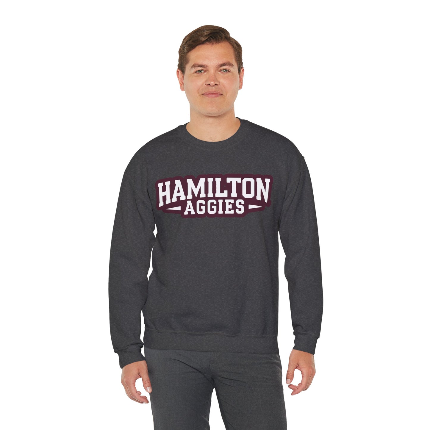Adult Crewneck Sweatshirt \ Hamilton Aggies \ HA3