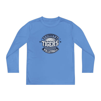 Youth Long Sleeve Tee \ Brilliant Tigers Volleyball \ BTV1