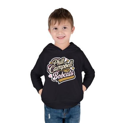 Toddler Hoodie Sweatshirt \ Phill Campbell Bobcats \ PCBG1