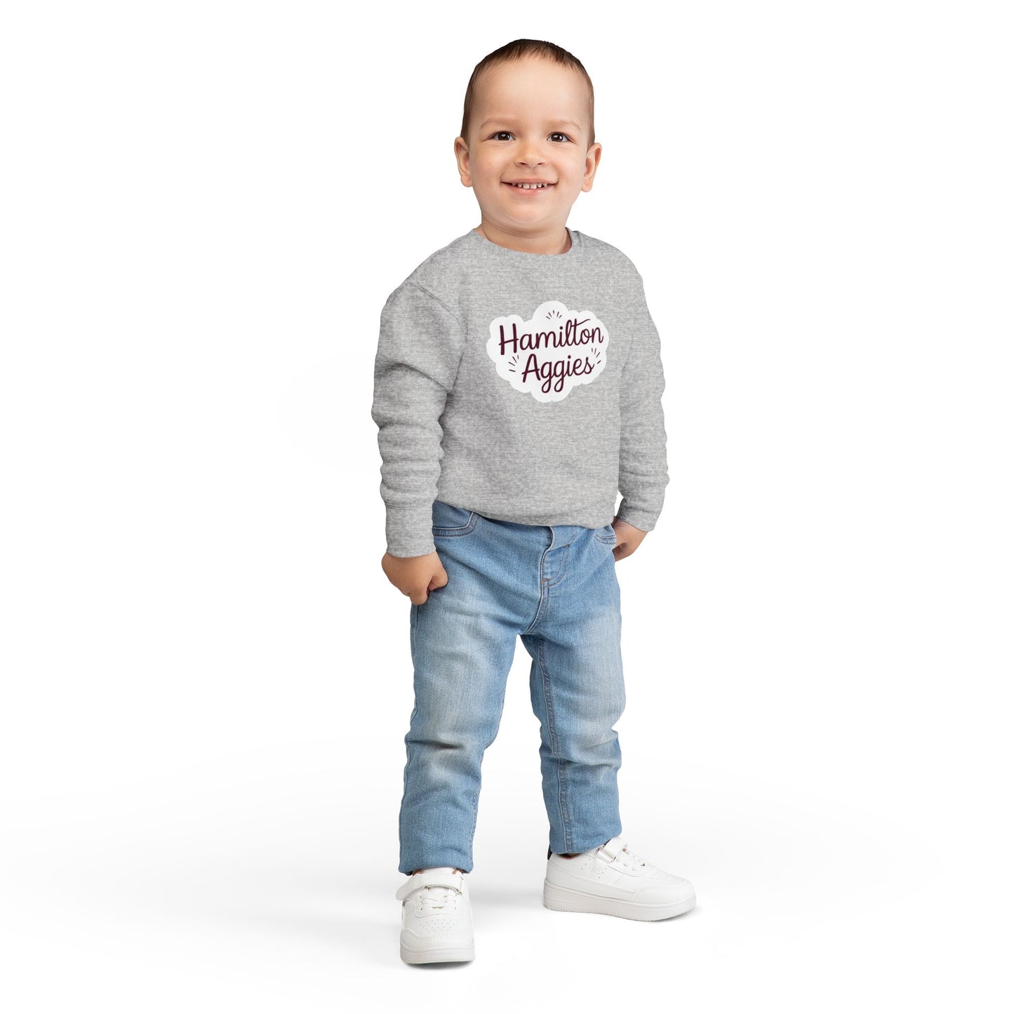 Toddler Crewneck Sweatshirt \ Hamilton Aggies \ HAG1