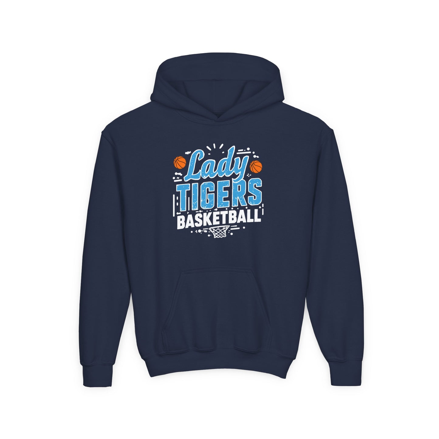 Youth Hoodie Sweatshirt \ Brilliant Tigers Basketball \ BTBKG1