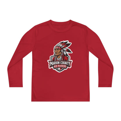 Youth Long Sleeve Tee \ Marion County Red Raiders \ MC2