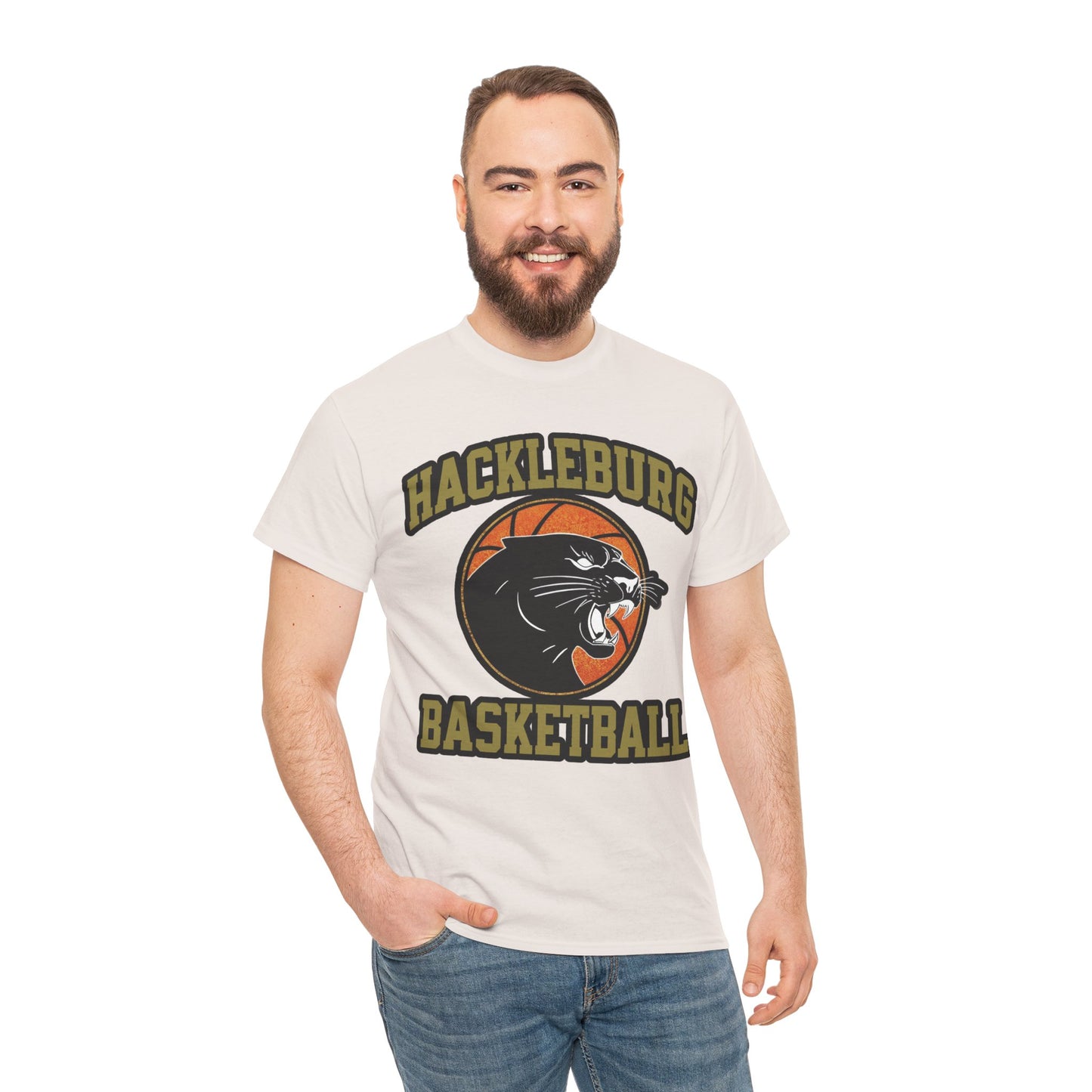Adult Tee \ Hackleburg Panther Basketball \ HPBK1