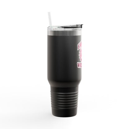 40oz Insulated Tumbler \ Hamilton Aggies Wrestling \ HAW2