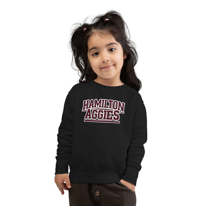 Toddler Crewneck Sweatshirt \ Hamilton Aggies \ HA2