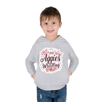 Toddler Hoodie Sweatshirt \ Hamilton Aggies Wrestling \ HAWG1