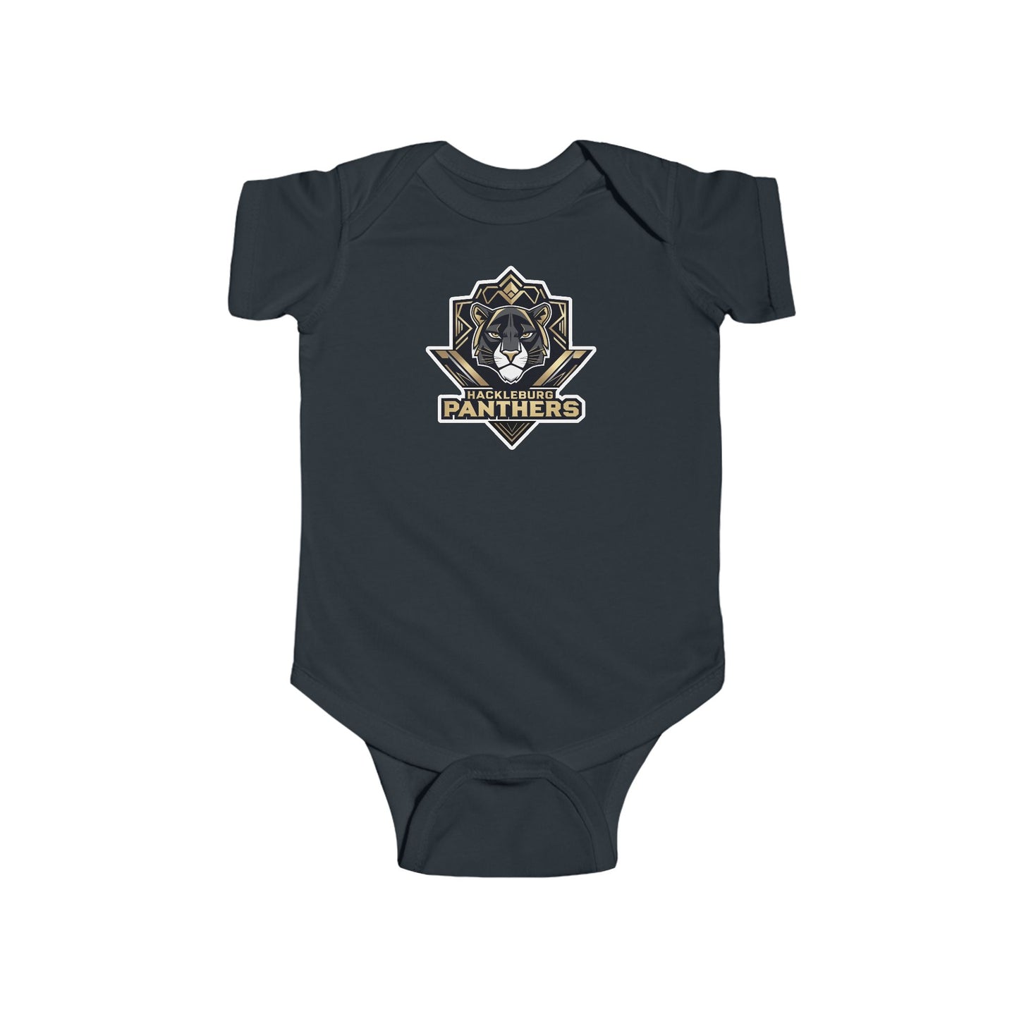 Short Sleeve Baby Bodysuit \ Hackleburg Panthers \ HP1