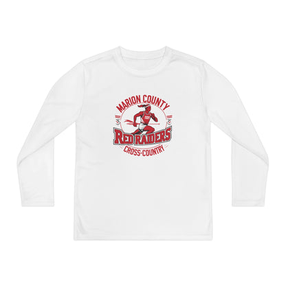Youth Long Sleeve Tee \ Marion County Red Raiders Cross-Country \ MCCC2