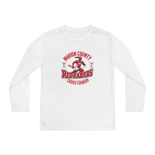 Youth Long Sleeve Tee \ Marion County Red Raiders Cross-Country \ MCCC2