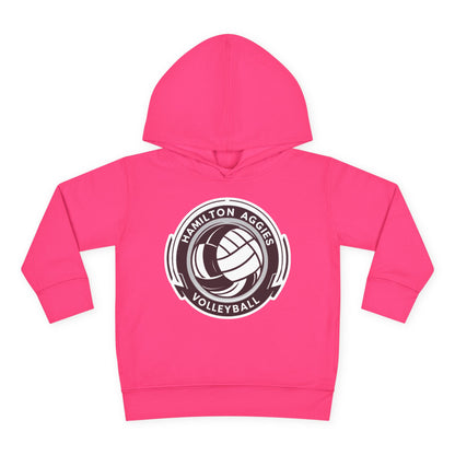 Toddler Hoodie Sweatshirt \ Hamilton Aggies Volleyball \ HAV1