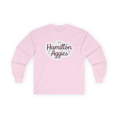Adult Long Sleeve Tee \ Hamilton Aggies \ HAG1