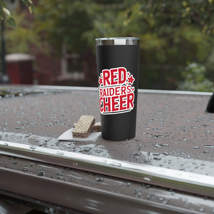 22oz Copper Insulated Tumbler \ Marion County Red Raiders Cheer \ MCC2