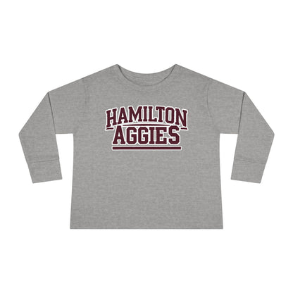 Toddler Long Sleeve Tee \ Hamilton Aggies \ HA2