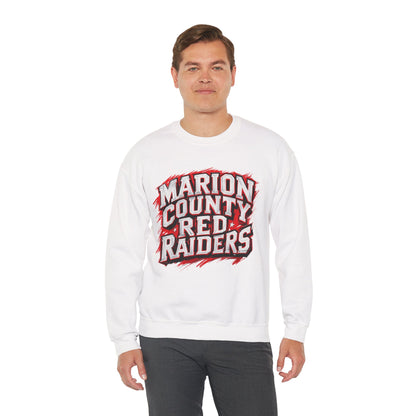 Adult Crewneck Sweatshirt \ Marion County Red Raiders \ MC1