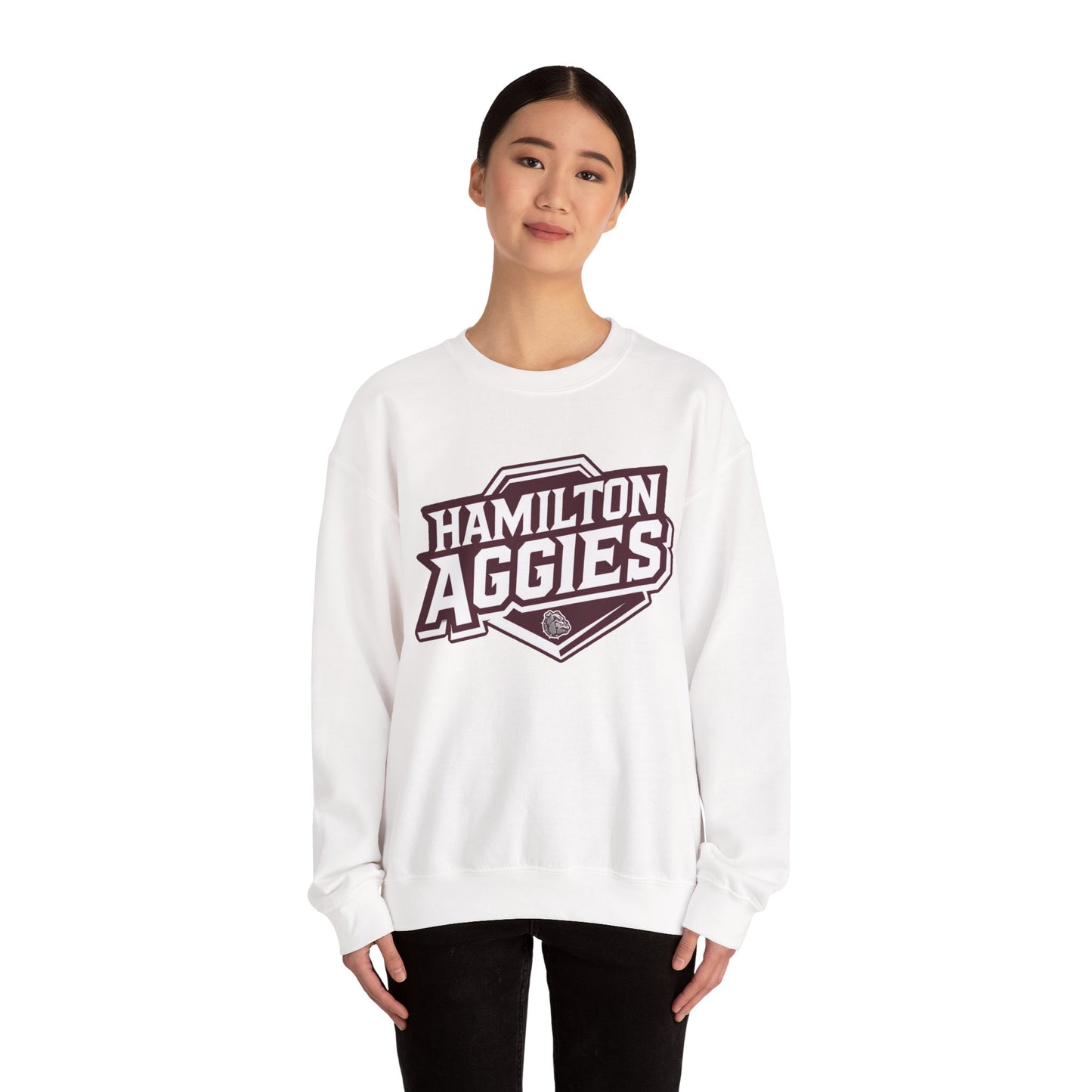 Adult Crewneck Sweatshirt \ Hamilton Aggies \ HA1