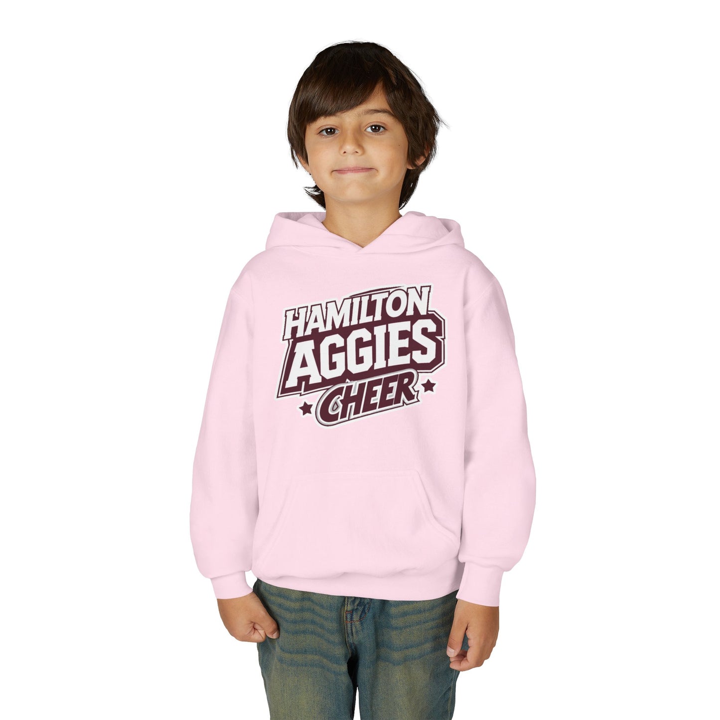 Youth Hoodie Sweatshirt \ Hamilton Aggies Cheer \ HAC1
