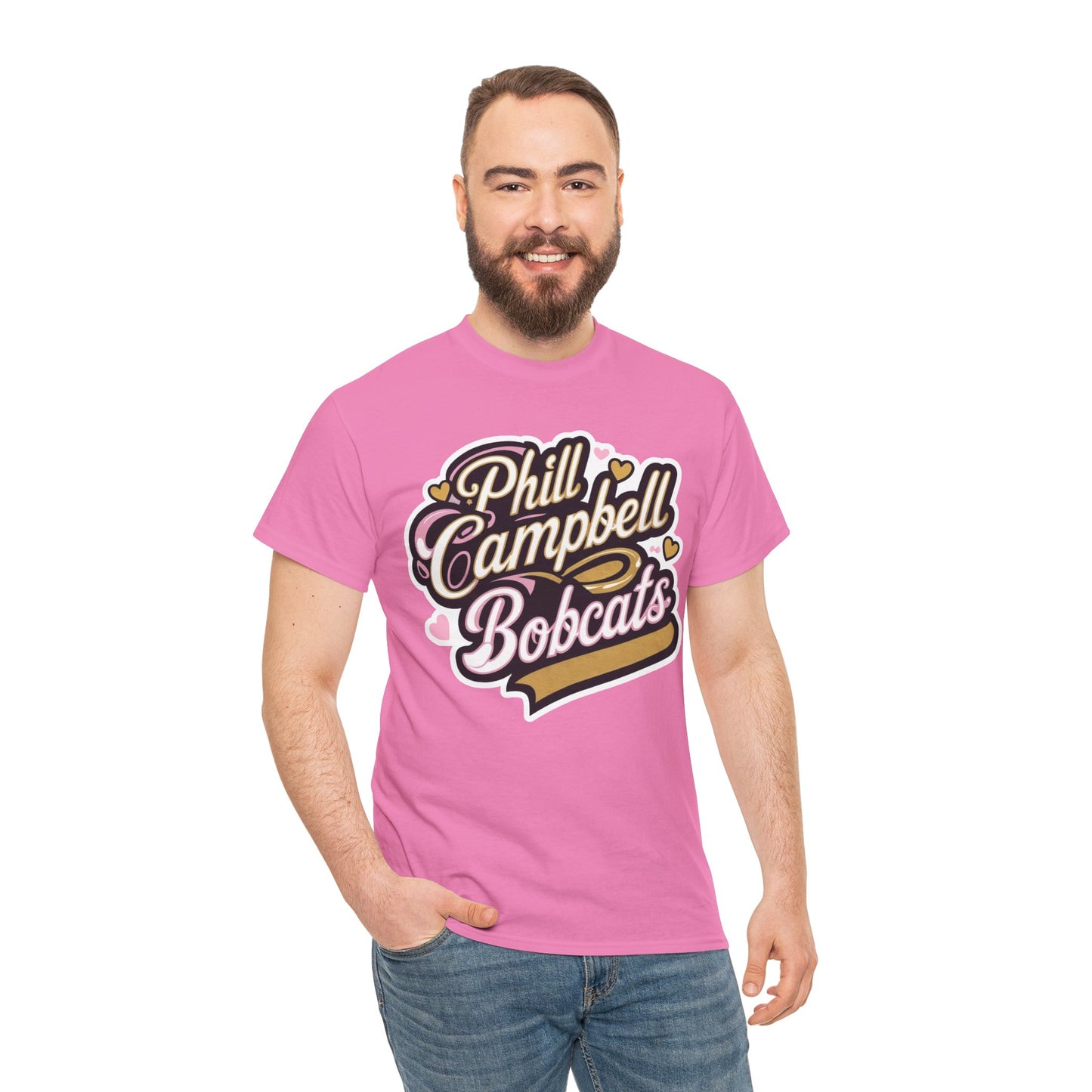 Adult Tee \ Phill Campbell Bobcats \ PCBG1