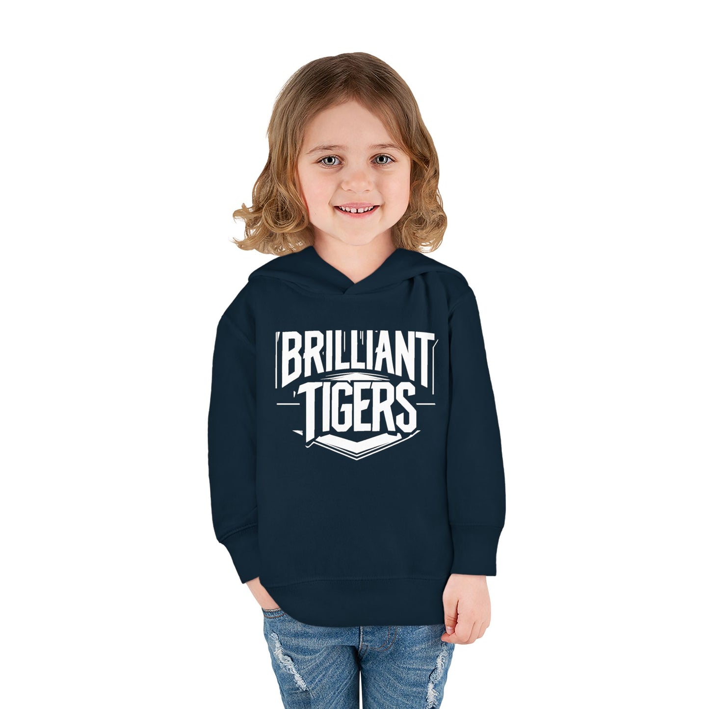 Toddler Hoodie Sweatshirt \ Brilliant Tigers \ BT2