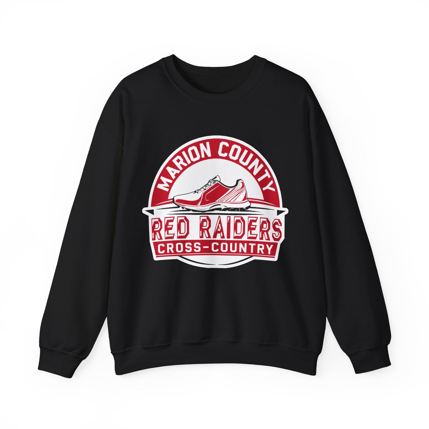 Adult Crewneck Sweatshirt \ Marion County Red Raiders Cross-Country \ MCCC1