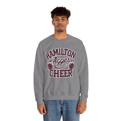 Adult Crewneck Sweatshirt \ Hamilton Aggies Cheer \ HAC2