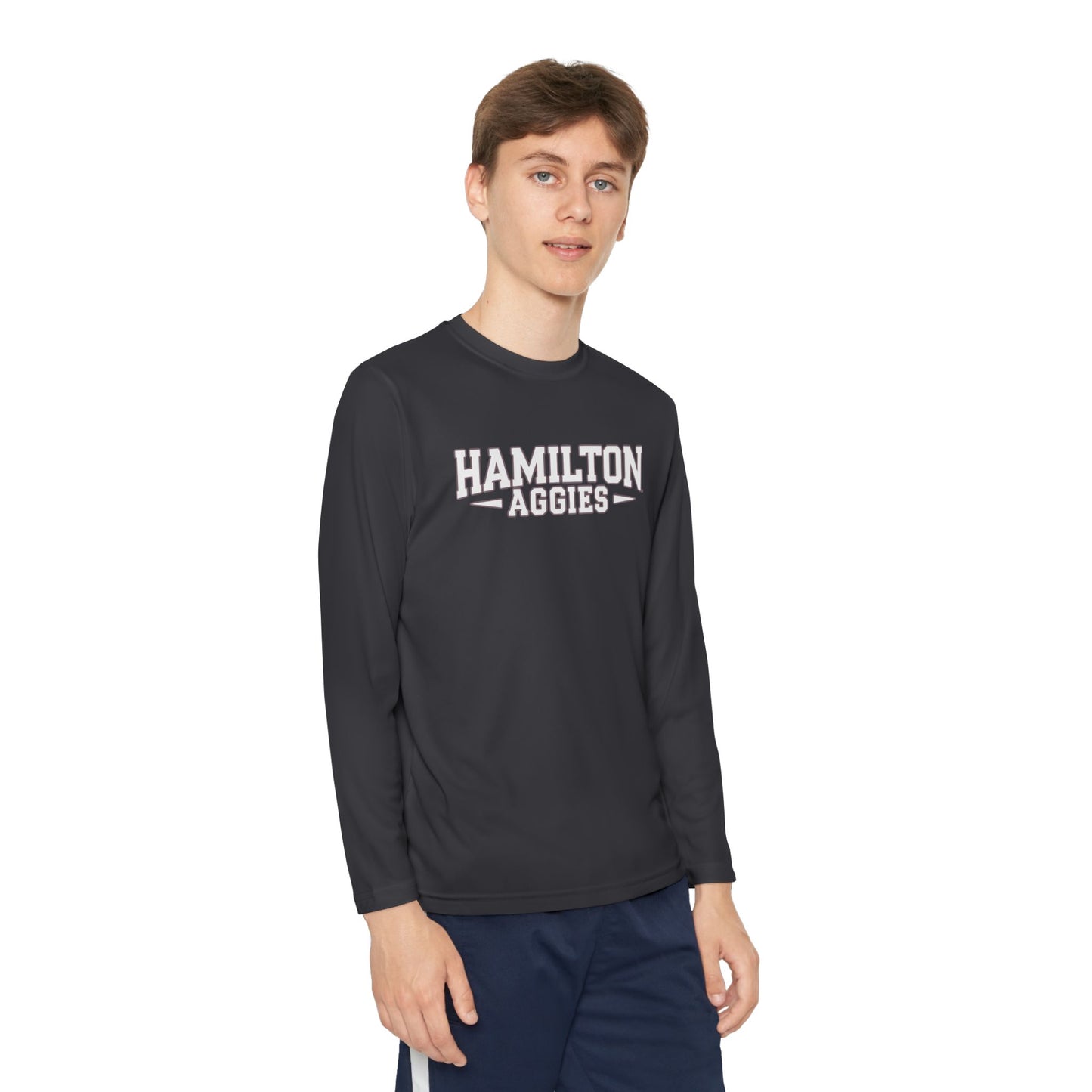 Youth Long Sleeve Tee \ Hamilton Aggies \ HA3