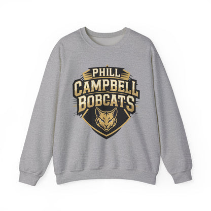 Adult Crewneck Sweatshirt \ Phill Campbell Bobcats \ PCB1