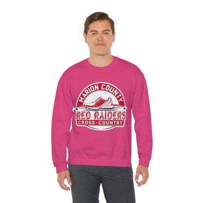 Adult Crewneck Sweatshirt \ Marion County Red Raiders Cross-Country \ MCCC1