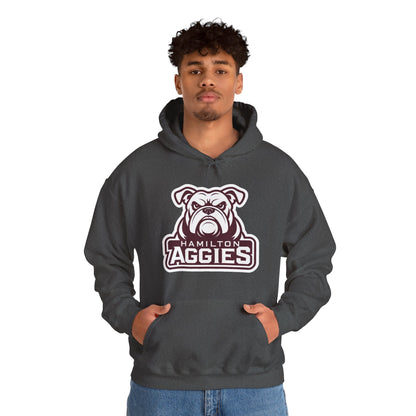 Adult Hoodie Sweatshirt \ Hamilton Aggies \ HA4