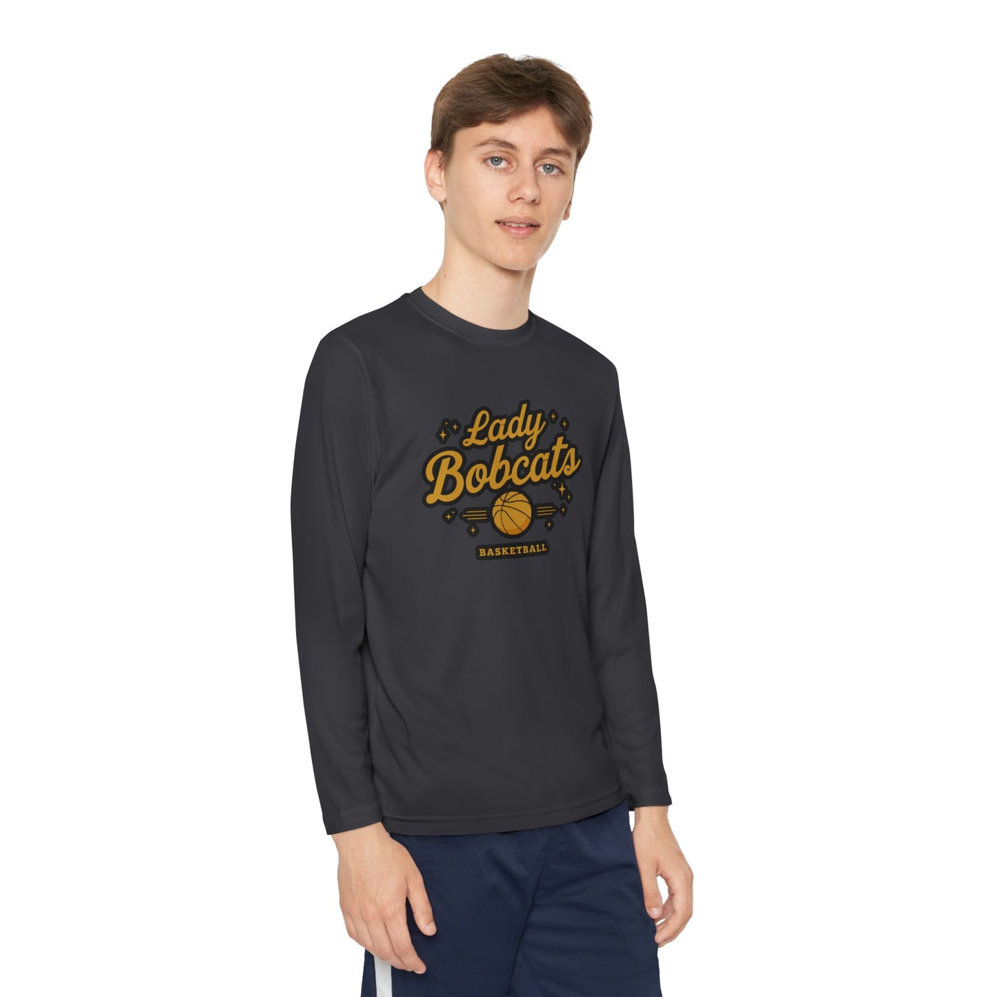 Youth Long Sleeve Tee \ Phil Campbell Bobcats Basketball \ PCBBKG2
