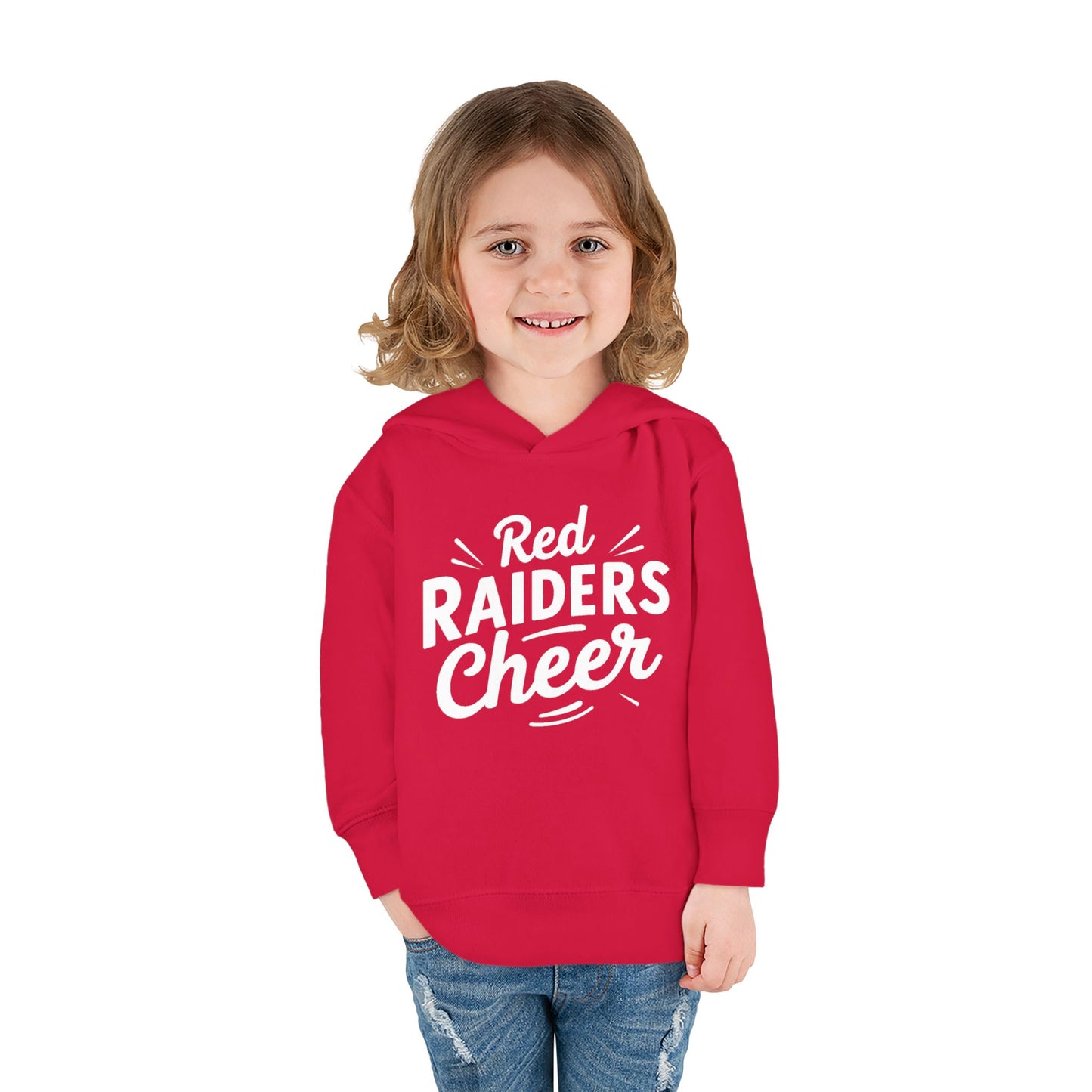 Toddler Hoodie Sweatshirt \ Marion County Red Raiders Cheer \ MCC1