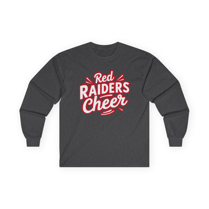 Adult Long Sleeve Tee \ Marion County Red Raiders Cheer \ MCC1
