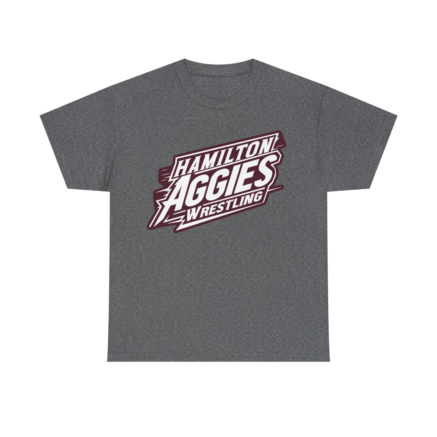 Adult Tee \ Hamilton Aggies Wrestling \ HAW1