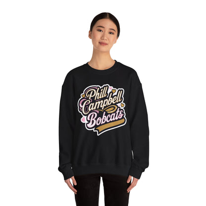 Adult Crewneck Sweatshirt \ Phill Campbell Bobcats \ PCBG1