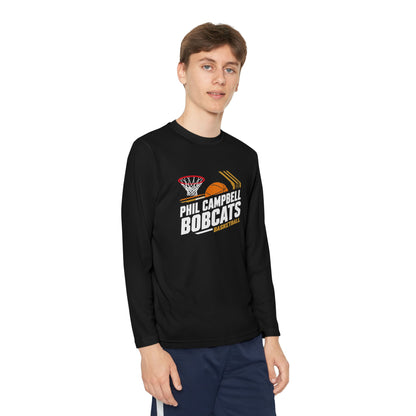 Youth Long Sleeve Tee \ Phil Campbell Bobcats Basketball \ PCBBK1