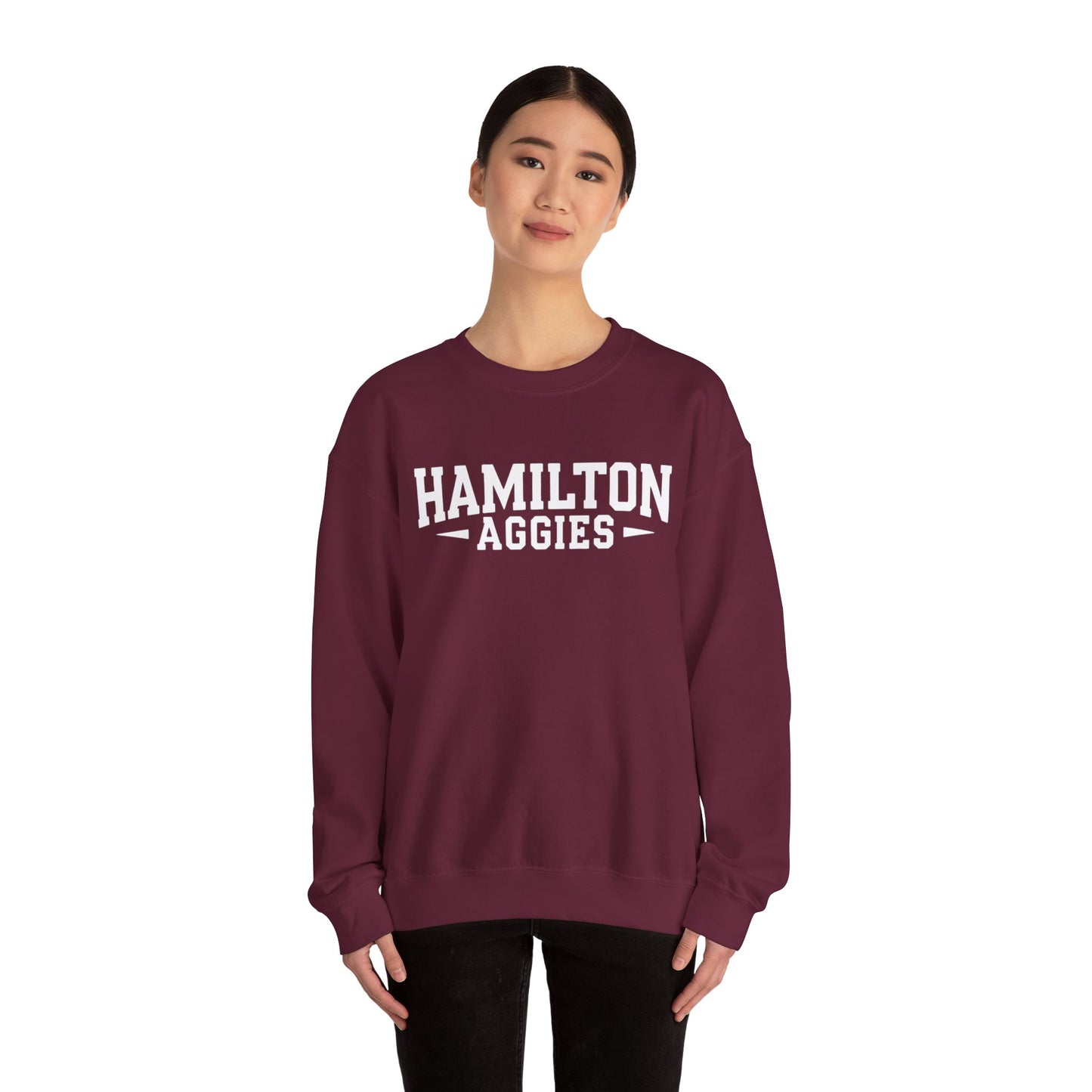 Adult Crewneck Sweatshirt \ Hamilton Aggies \ HA3