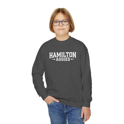 Youth Crewneck Sweatshirt \ Hamilton Aggies \ HA3