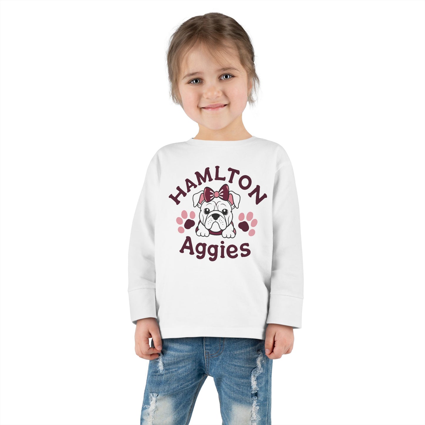 Toddler Long Sleeve Tee \ Hamilton Aggies \ HAG3