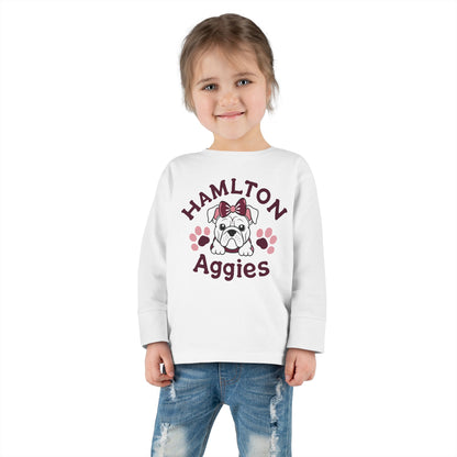 Toddler Long Sleeve Tee \ Hamilton Aggies \ HAG3