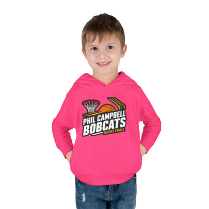 Toddler Hoodie Sweatshirt \ Phil Campbell Bobcats Basketball \ PCBBK1