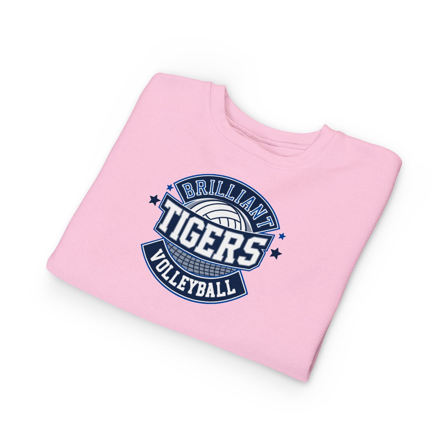 Toddler Hoodie Sweatshirt \ Brilliant Tigers Volleyball \ BTV1