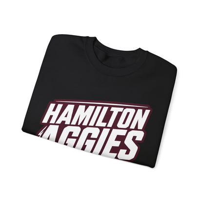 Adult Crewneck Sweatshirt \ Hamilton Aggies Basketball \ HABB2
