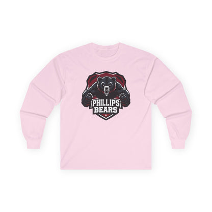 Adult Long Sleeve Tee \ \ Phillips Bears \ PB2