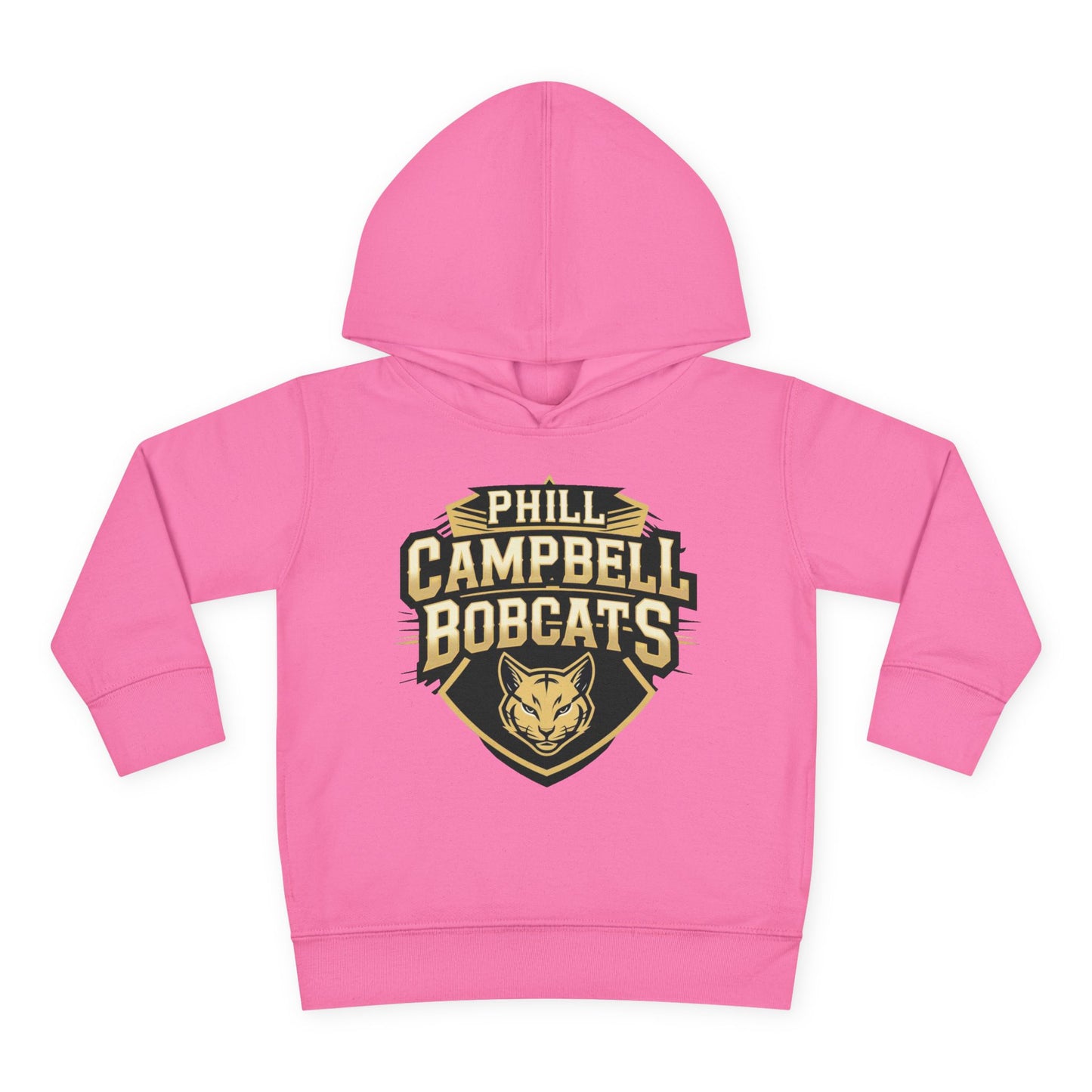 Toddler Hoodie Sweatshirt \ Phill Campbell Bobcats \ PCB1