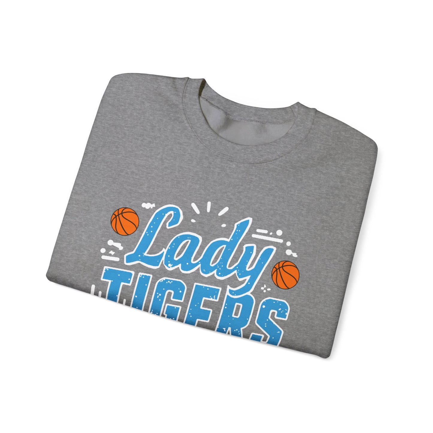 Adult Crewneck Sweatshirt \ Brilliant Tigers Basketball \ BTBKG1