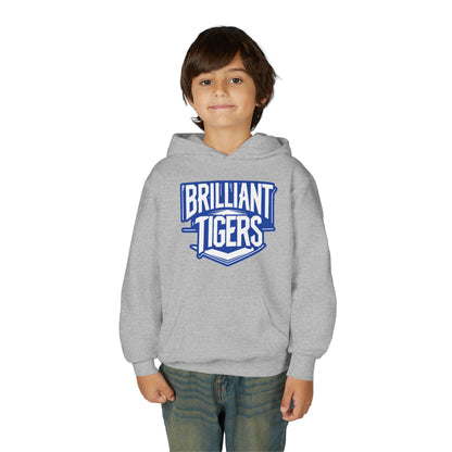 Youth Hooded Sweatshirt \ Brilliant Tigers \ BT2